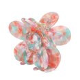 thumbnail image 4 of Pinza de pelo plástica, confiabilidad excepcional de la pinza de pelo de la flor del sombrero de las mujeres de la abrazadera del pelo de la forma de la flor, 4 of 12