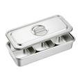 thumbnail image 3 of Siruishop Food Chafer Buffet Chafer Set Rectangular Catering Party Catering Buffet Set Hot 3 Compartments, 3 of 8