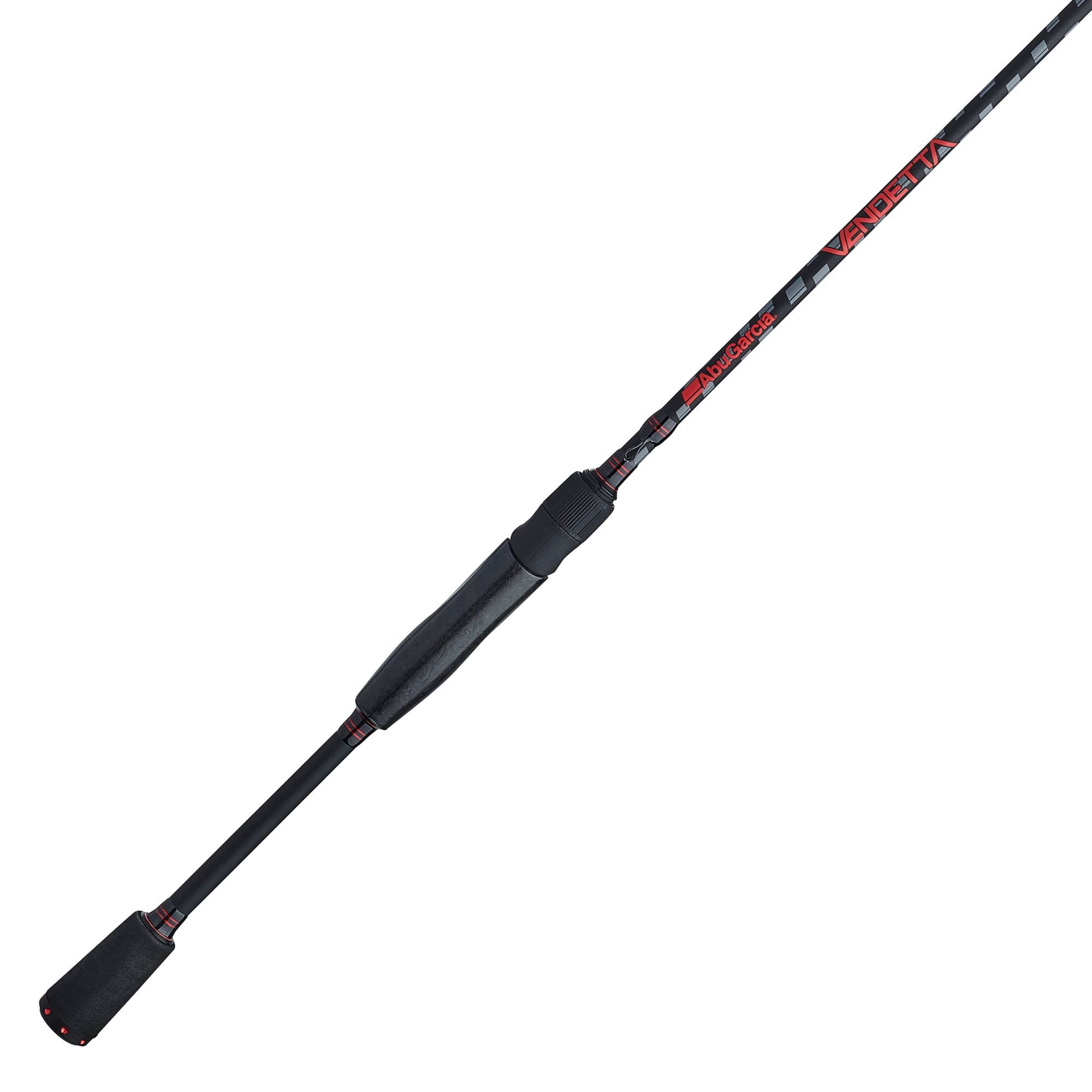 Abu Garcia 6’3” Vendetta Spinning Fishing Rod, 1 Piece Rod