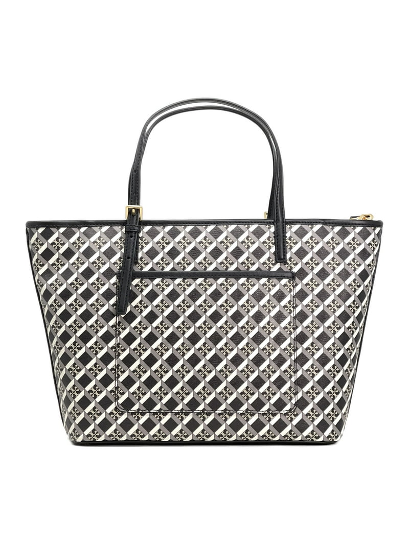 Tory Burch トートバッグ　GEO LOGO TOTE BLACK Tory Burch Women's Tote Bag, Black - Walmart.com