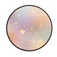 thumbnail image 2 of 36.2 Inch Round Floor Mat Rainbow-colored Stars and Dots Carpet Decor Rug for Living Room Bedroom, 2 of 6