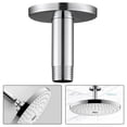 thumbnail image 2 of 10cm Silver Shower Bracket with Flange Ceiling Mount Shower Head Extension, 2 of 10