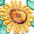 thumbnail image 4 of Sun Flower Daisy Embroidery Flower Trim Floral DIY Sewing Crafts sold by 12"(30.5 cm), 4 of 4