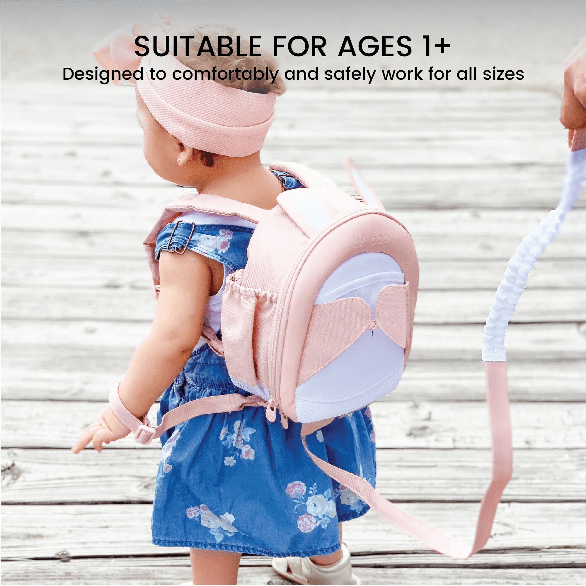 LulyBoo Toddler Safety Harness Backpack with Detachable Leash
