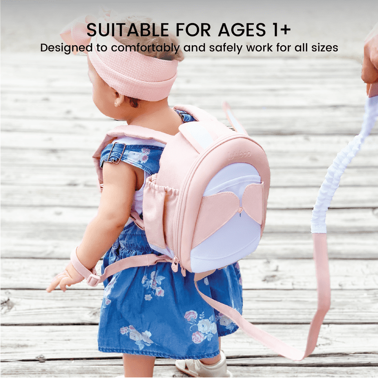 LulyBoo Toddler Safety Harness Backpack with Detachable Leash