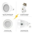thumbnail image 3 of NuWatt White 120-277V LED Outdoor Bullet Landscape Light, 25W 3CCT, Knuckle Mount Waterproof, 3 of 7
