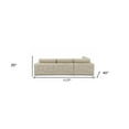 thumbnail image 4 of HomeRoots Beige Italian Leather Reclining L Shaped Two Piece Corner Sectional, 4 of 8