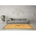 thumbnail image 3 of Ahgly Company Indoor Square Abstract Brown Modern Area Rugs, 4' Square, 3 of 4