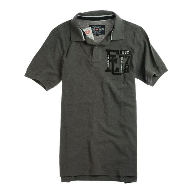 Ecko Unltd. Polo de Rugby pour Homme à Poitrine Gauche Eu 72, Gris, Petit