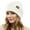 White, variant on Knit Cuffed Beanie for Men/Women, Soft Warm Winter Hat Unisex Stocking Cap