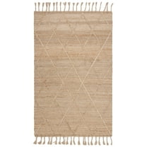 SAFAVIEH Natural Fiber Nancy Solid Area Rug, Natural, 6' x 9'