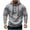 Gray, variant on cocolona Mens Hoodies Button Collar Drawstring Hooded Sweatshirts Fall Winter Casual Long Sleeve Pullover Tops with Pockets