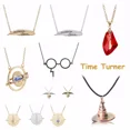 thumbnail image 2 of 2025 Collar con reloj de arena y giratiempo de Harry Potter, varita mágica, collar con piedra roja de Hermione, snitch dorada, pulsera con reliquias de la muerte, juguetes, 2 of 5