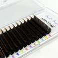 thumbnail image 1 of ABONNIE Extensiones de pestañas con volumen clásico de color ombré, pestañas de colores esponjosas hechas a mano, suministros de volumen, 1 of 5