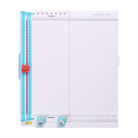 Recortadora de papel y tabla de puntuación, herramienta profesional para scrapbooking, portátil, cortadora de papel para proyectos de manualidades con