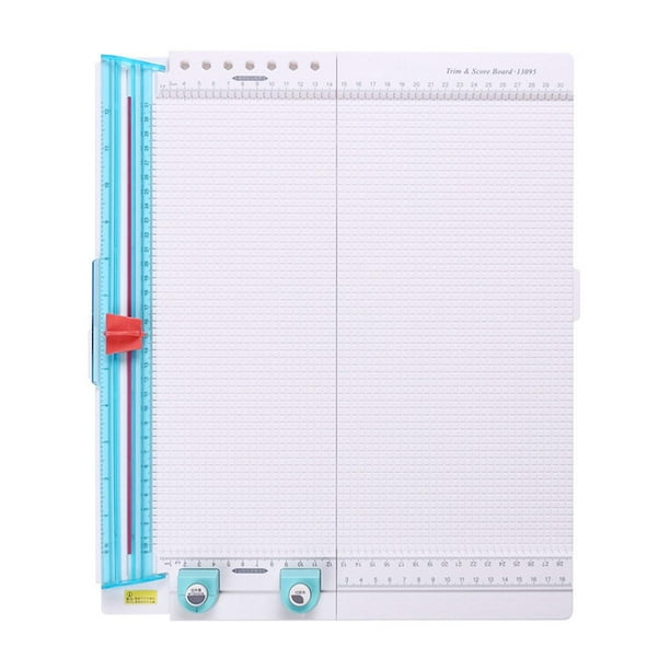 Recortadora de papel y tabla de puntuación, cortadora de papel, tabla de puntuación, multifunción, herramienta para scrapbooking, para etiquetas,
