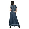 thumbnail image 4 of Moomaya Crop Top With Loose Palazzo Set For Women Printed Ethnic Clothing, 4 of 6
