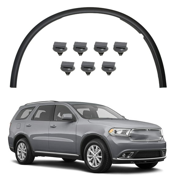 munirater Fender Trim Molding Moulding Front Passenger Right Side Replacement for 2011-2020 Dodge Durango 57010620AE 57010620AD CH1291112