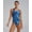 Blue, variant on Tyr Womens Electro Maxfit Swimsuit
