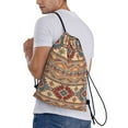 thumbnail image 3 of Kdxio Traditional Tribal Aztec Print Drawstring Backpack Bag,Waterproof Draw String Back Sack, Gym Drawstring Bags Swim Bag For Unisex, 3 of 9