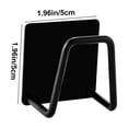 thumbnail image 2 of Tumotour Kitchen Storage Rack Seamless Wall Mounted Pot Lid Rack Cabinet Chopping Board Rack Serving Board Placement Rack Multifunctional Storage Racks, 2 of 6