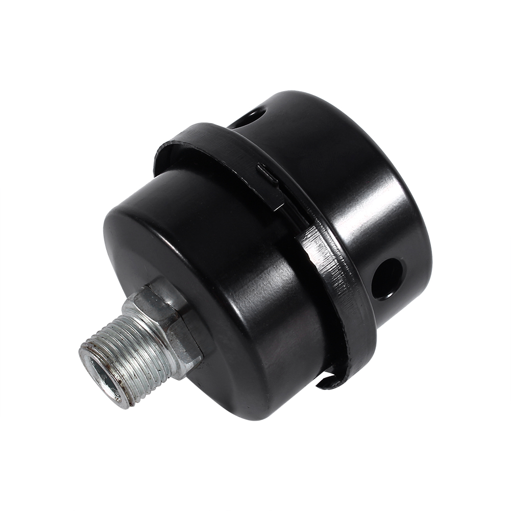 Black Plastic Air Compressor Intake Filter Durable Sound Muffler Silencer as Compressor Accessories Filters Thread 3//8PT 16MM