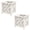 White, variant on Pure Garden 15.5-Inch Outdoor Lattice Planter Box Plant Pot 2-Pack, White