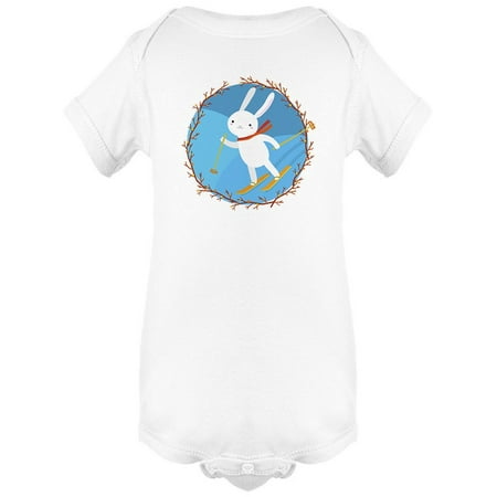 

Skiing White Bunny Bodysuit Infant -Image by Shutterstock 6 Months