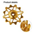 thumbnail image 3 of CNC Pulley Rear Derailleur 12/14T Wheel Si3N4 Ceramic Bearings Lightweight Design Improved Speed Change Performance, 3 of 11
