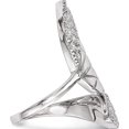 thumbnail image 3 of Sterling Silver Polished Woven Ring (Size 6) Made In Thailand qr6888-6, 3 of 5