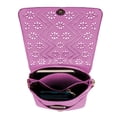 thumbnail image 3 of Vangoddy Women's Gran Sta Floral Punch Pattern Purse with Removable Chain Cross-Body Strap Purple, 3 of 5