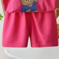 thumbnail image 6 of Little Boy Clothes Set Toddler Baby Boy Bear Bakery Print Short Sleeve T-Shirt & Solid Shorts 2-Piece Summer Outfit Toddler Boy Short Set, 6 of 6
