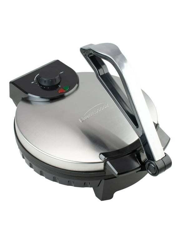 Btwd 12 Inch Stainless Steel Nonstick Electric Tortilla Maker
