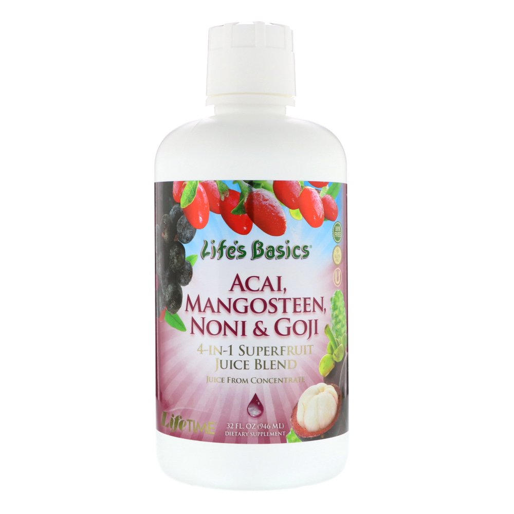 Lifetime Acai, Mangosteen, Noni & Goji Superfruit Juice Blend Dynamic