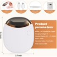 thumbnail image 4 of Hemvt 2-Speeds Adjustable Automatic Nail Clipper for Adults and Seniors, USB Rechargeable Electric Nail Trimme with LED Light, Easy to Carry, 4 of 7