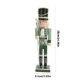 thumbnail image 5 of MOMOJIA Xmases Nutcrackers Ornament Soldier Nutcrackers Xmases Nutcrackers Centerpieces, 5 of 10