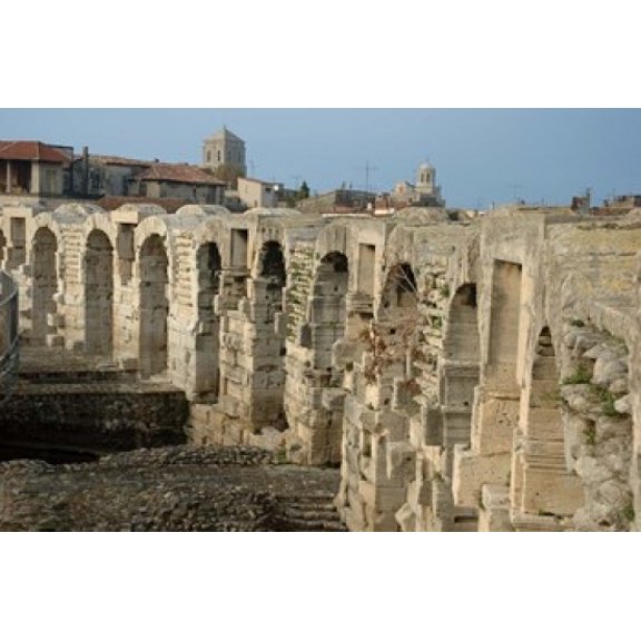 Roman Amphitheatre France Canvas Art - Lisa S Engelbrecht  DanitaDelimont (27 x 18)