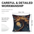 thumbnail image 2 of Tree butterfly moon Linen toss pillowcase Decoration pillowcase Gift preferred 18x18" Cushion cover 2 set Sofa pillowcase Sofa bedroom living room car, 2 of 8