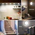 thumbnail image 5 of 6Pcs luces con Sensor de Movimiento para Interior, 8 LEDs/3 Modos/Adsorción Magnética Luz de Inducción, Luz Nocturna LED Recargable por USB con Imán para Dormitorio,Pasillo, Escaleras, 5 of 5