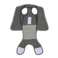 thumbnail image 3 of opvise Pet Sterilization Suit Anti-scratch Infection Prevention Stripe Printing Pet Cat Dog Surgical Recovery Clothes Black, 3 of 8