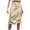 Khaki #1, variant on pstuiky Skirt for Women , Women Solid Color Tooling Skirt Elastic Waist Skirt Button Zipper Lace-Up Skirt Mid-Calf Skirt Pocket Leisure