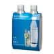 thumbnail image 1 of Botella de carbonatación SodaStream, 1 litro, delgada, blanca, paquete doble, 1 of 7