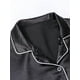 thumbnail image 5 of Pijama de seda para mujer Conjunto de pijama para dormir Ropa de dormir Ropa de casa(Negro-XL) Nituyy Pijama-GL715-FN31299A4, 5 of 6