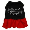 thumbnail image 3 of Christmas Pet Dog  Cat Dress Screen Printed, "Season's Greetings", 3 of 4