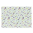 thumbnail image 1 of Tulip Cutting Board, Limitless Tiny Little Tulip Motifs over Plain Backdrop Seasonal Romantic Concept, Decorative Tempered Glass Cutting and Serving Board, Large Size, Purple Yellow, by Ambesonne, 1 of 1