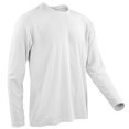 thumbnail image 2 of Spiro - Camiseta de deporte transpirable de manga larga para hombre - Ideal Running/Gym y otros deportes (Blanco), 2 of 2