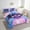 Pink Blue, variant on Erosebridal Black Princess Bedding Sets Twin Size, Butterfly Floral Comforter Sets with Sheets, Anime Theme Reversible Bed Set, Breathable Bedroom Decoration, 7pcs