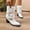 #284-White, variant on Wowcloth Women's Fashion Winter Fleece-Lined Ankle Boots – Cozy Solid Color Bowknot Pointed Toe Mid Heel Chunky Heel for Stylish Casual Outfits