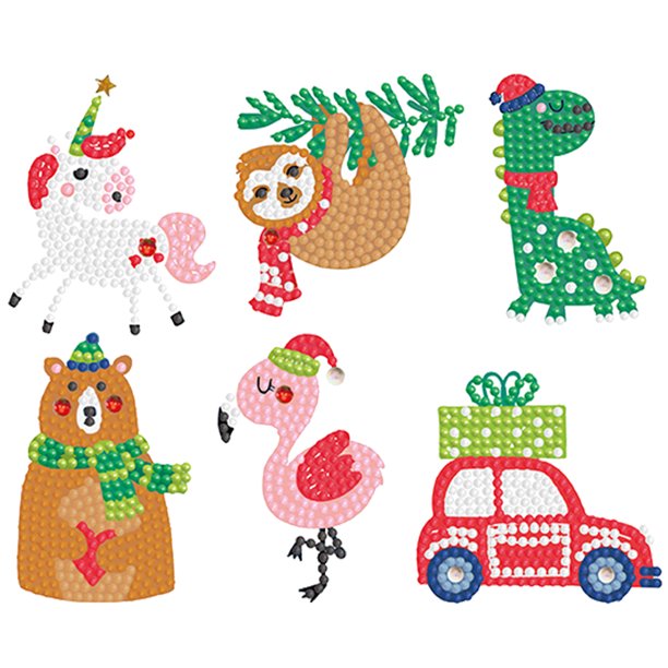 Cuadros Decorativos Kits de pegatinas de pintura de diamantes 5D DIY mosaico hecho a mano de dibujos animados (LD-0108) Likrtyny embutido en tela