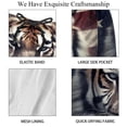 thumbnail image 4 of luoweisi Men's Beach Shorts Quick Dry Swim Trunks with Mesh Lining Tiger M, 4 of 5